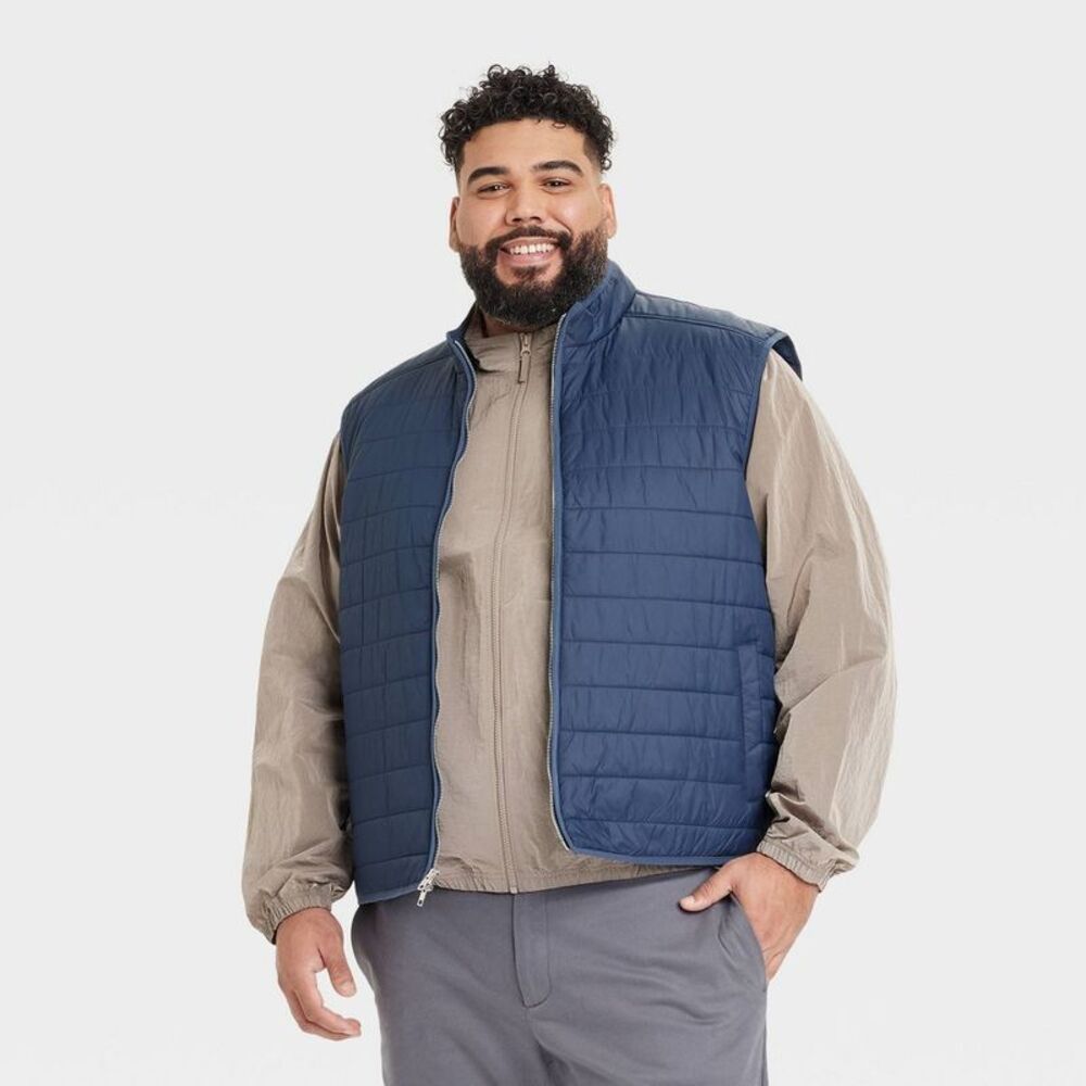 Men's Comfort Wear Vest - Goodfellow & Co Navy Blue XL